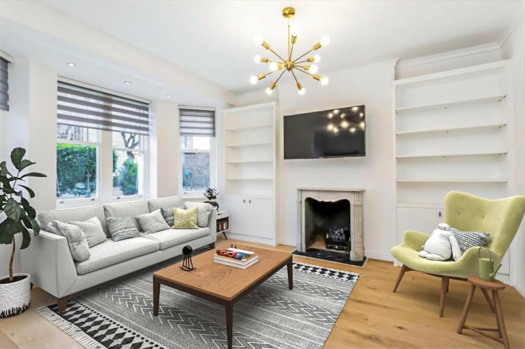 Modern Chelsea Flat, 3Bd 2Bath, With Parking Londres Exterior foto